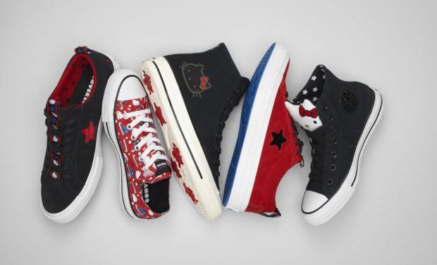 Converse lanza tenis inspirados en Hello Kitty