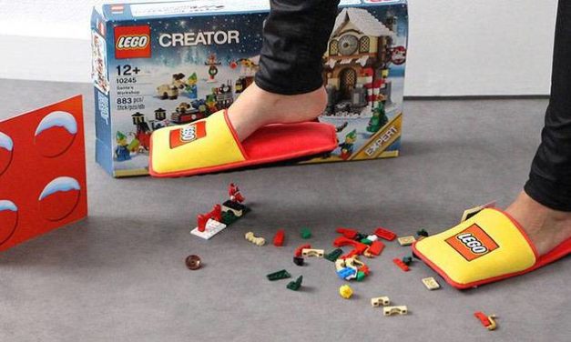 Despídanse del dolor, crean las pantuflas anti-lego