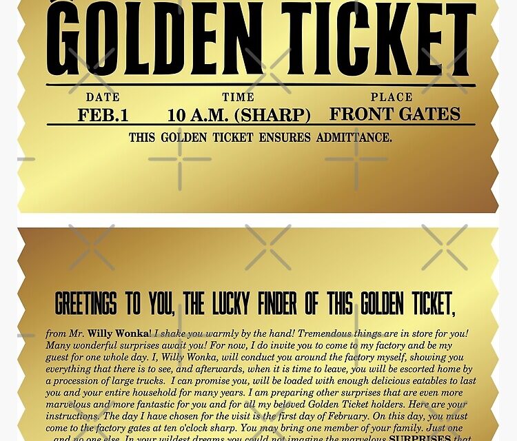 Un día como hoy, cinco boletos dorados se escondieron en «Wonka Bars» y se enviaron a países de todo el mundo.