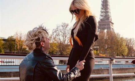 Avril Lavigne se comprometió con Mod Sun en su viaje a París