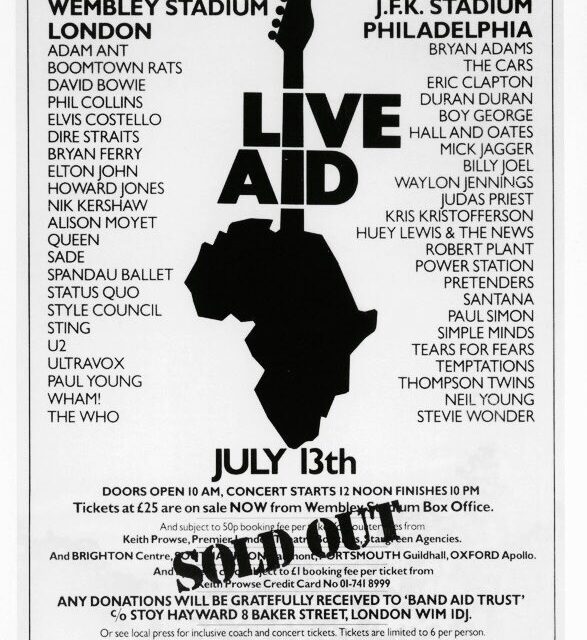 ¿Recuerdas el mítico concierto “Live Aid” en Wembley? Hoy cumple 37 años