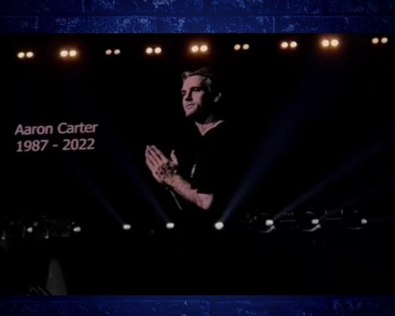 Backstreet Boys rinden homenaje a Aaron Carter durante su concierto: «Te echaremos de menos»