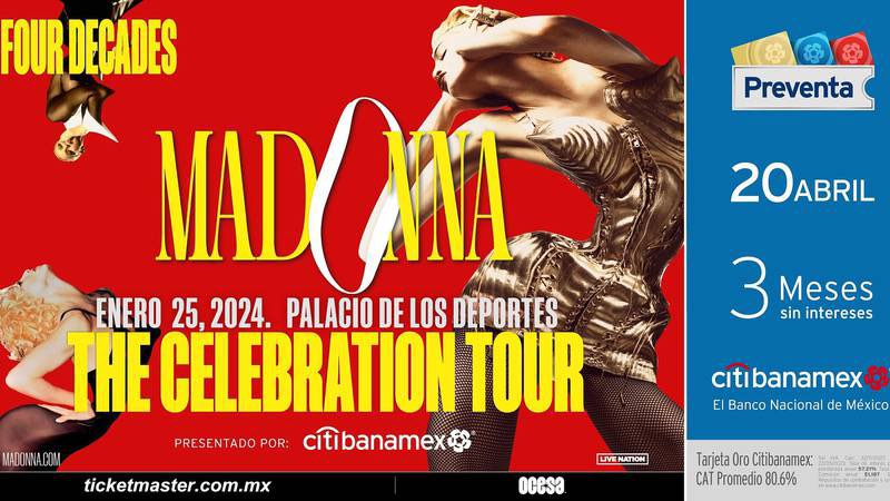 ¡Madonna regresa a México! La reina del pop confirma concierto para el 2024