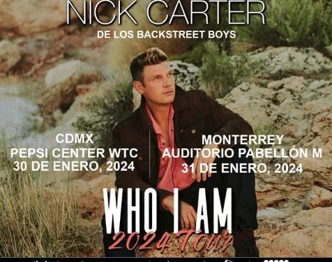 Nick Carter de los Backstreet Boys anuncia conciertos en México