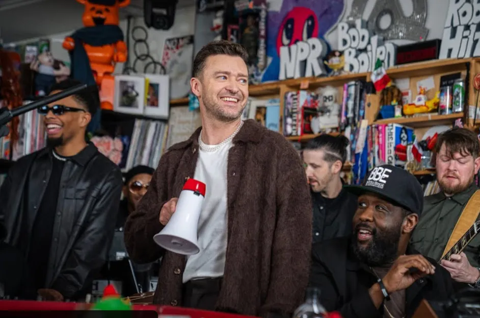 Justin Timberlake impresiona en su concierto de Tyny Desk 
