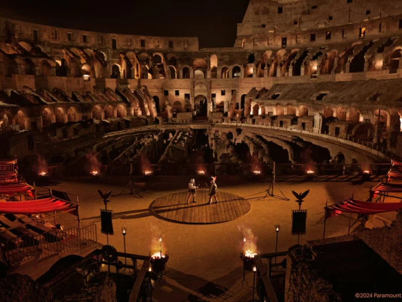 Airbnb y Gladiator II ofrecen experiencia exclusiva para luchar en el Coliseo Romano